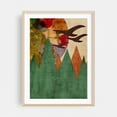 thumbnail image 2 of Textured Minimalist Mountain Landscape with Jupiter and Birds in Background - Digital Art Geometric Abstract Nature Modern Art Scenic Bird Unframed Wall Art Print 24 x 30 inches, 2 of 25