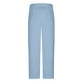 thumbnail image 6 of Miluxas Men's Lightweight Quick Dry Hiking Running Pants Outdoor Sports Breathable Pockets Athletic Work Pants Light Blue XXL(XXL), 6 of 6