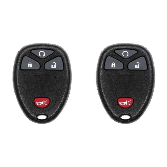 Car Key Fob Keyless Entry Remote for Chevrolet Silverado 2010 FCC OUC60270 OUC60221 Part Number 15913421 20868672 20952474 Pack of 2