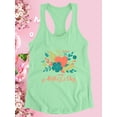 thumbnail image 3 of Mothers Day Pastels Nature Racerback Tank Women -Image by Shutterstock, Female x-Small, 3 of 4