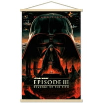 Star Wars: Revenge Of The Sith - 20th Anniversary Wall Poster with Magnetic Frame, 22.375" x 34"