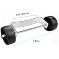 thumbnail image 3 of Universal Patio Heater Wheel Kit-Easy to Move/Install-Gas Patio Heater Replacement Universal Movable Wheel, Patio Heater Parts Outdoor Umbrella Gas Heater Wheel, 3 of 5