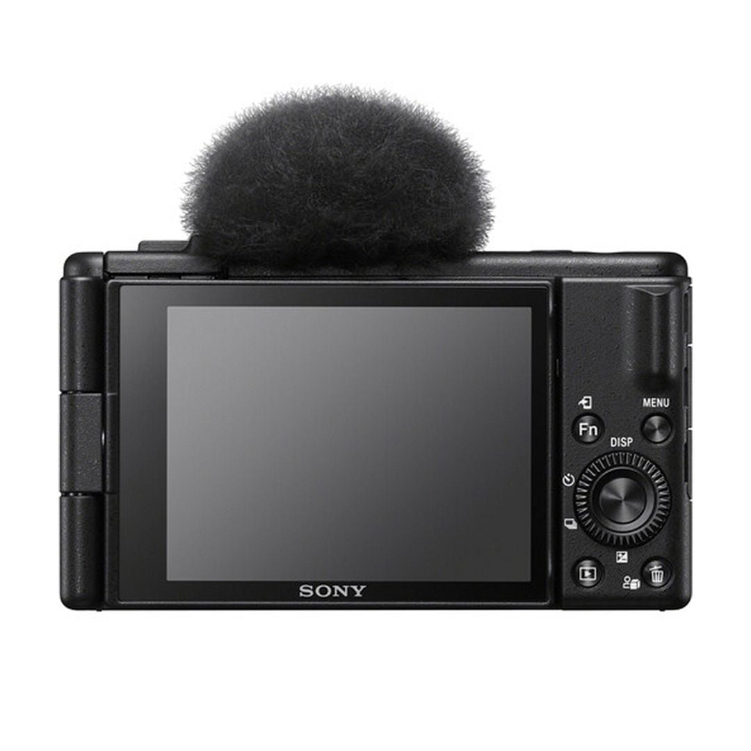 Sony ZV-1F Camera (Black) Vlogging with 64GB Memory Card + Tripod + SV Premium Accessory Bundle (International Version)