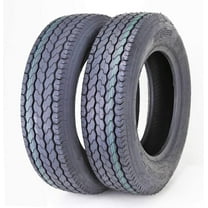 Free Country ST 205/75D15 6 Ply Trailer Tires- 11021, Set of 2