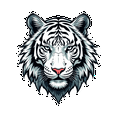 thumbnail image 3 of Vinyl Tiger Stickers Waterproof Wildlife Stickers for Notebooks Laptops DIY, 3 of 8