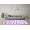 thumbnail image 3 of Ahgly Company Indoor Square Trellis Purple Contemporary Area Rugs, 8' Square, 3 of 4