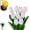 White,10, variant on 10 Pc Twinkling Tree Tulips, Radiant Romantic Tulip Light, Flowers Decorative Mood Decorative Lamps, for Bedroom, Home Decor (Yellow,10)