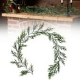 thumbnail image 2 of Lifelike Artificial Garland Greenery Green Hanging Vine For Home Wall Decor Mantle And Christmas Holiday Arrangements, 2 of 4