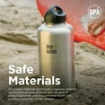 thumbnail image 6 of Klean Kanteen Stainless Wide Mouth Loop Cap Top Screw On Water Bottle Lid, 6 of 7