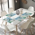 thumbnail image 4 of Placemats Set of 6, Octopus Place Mats Marine Life Compass Starfish Blue Wood Tablemats Washable Placemat Table Decoration for Kitchen Table Dinner Party Home Decor Indoor Outdoor 13x19 Inch, 4 of 9