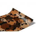 thumbnail image 2 of Rwraps Skull and Bones Brown Calvaria Gloss Vinyl Film Wrap 59in x 24ft Vinyl Vehicle Car Film Sheet, 2 of 9