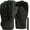 Black, variant on RDX MMA Boxing Gloves Grappling Sparring, Pre-Curved Martial Arts Mitts, Ventilated Palm, Maya Hide Leather KARA, Black, Medium