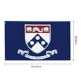 thumbnail image 2 of University Of Pennsylvania Flag 3x5 Ft Double Sided Yard Flag For Outside, 2 of 7