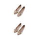 thumbnail image 1 of Qarigey 1 par de mocasines de diamantes de imitación para mujer, zapatos de estilo informal para fiestas y banquetes para niñas, toboganes de Type17 NO17, 1 of 1