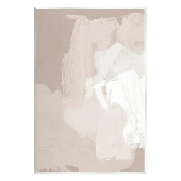 Stupell Industries Abstract Neutral Tones Beige Boho Brush Strokes Painting Unframed Art Print Wall Art, Design by June Erica Vess
