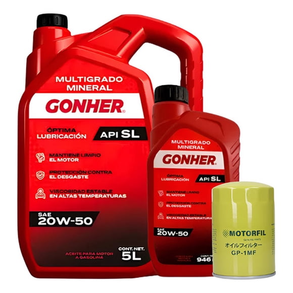 Kit Cambio Aceite Ford E-150 Econoline 1993-1996 V8 5.0 L