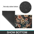 thumbnail image 6 of Pioneer Flower Floral Print Pattern Kitchen Rugs Sets Of 2,Anti Fatigue Kitchen Mat Rugs Non Slip Washable,Decorative Kitchen Floor Mats for Kitchen,Sink,Laundry,17"x30"+17"x47", 6 of 7