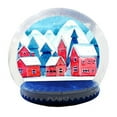 thumbnail image 3 of Inflatable Snow Globe 10ft Christmas Decoration Transparent Bubble Tent with Printed Background, Blower and Pump, Repair kit, 3 of 6
