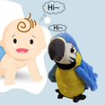 thumbnail image 1 of que habla de peluche, juguete educativo para , registro de sonido, interactivo, , electrónico, mascotas, para de azul Yotijar Loro parlante, 1 of 8