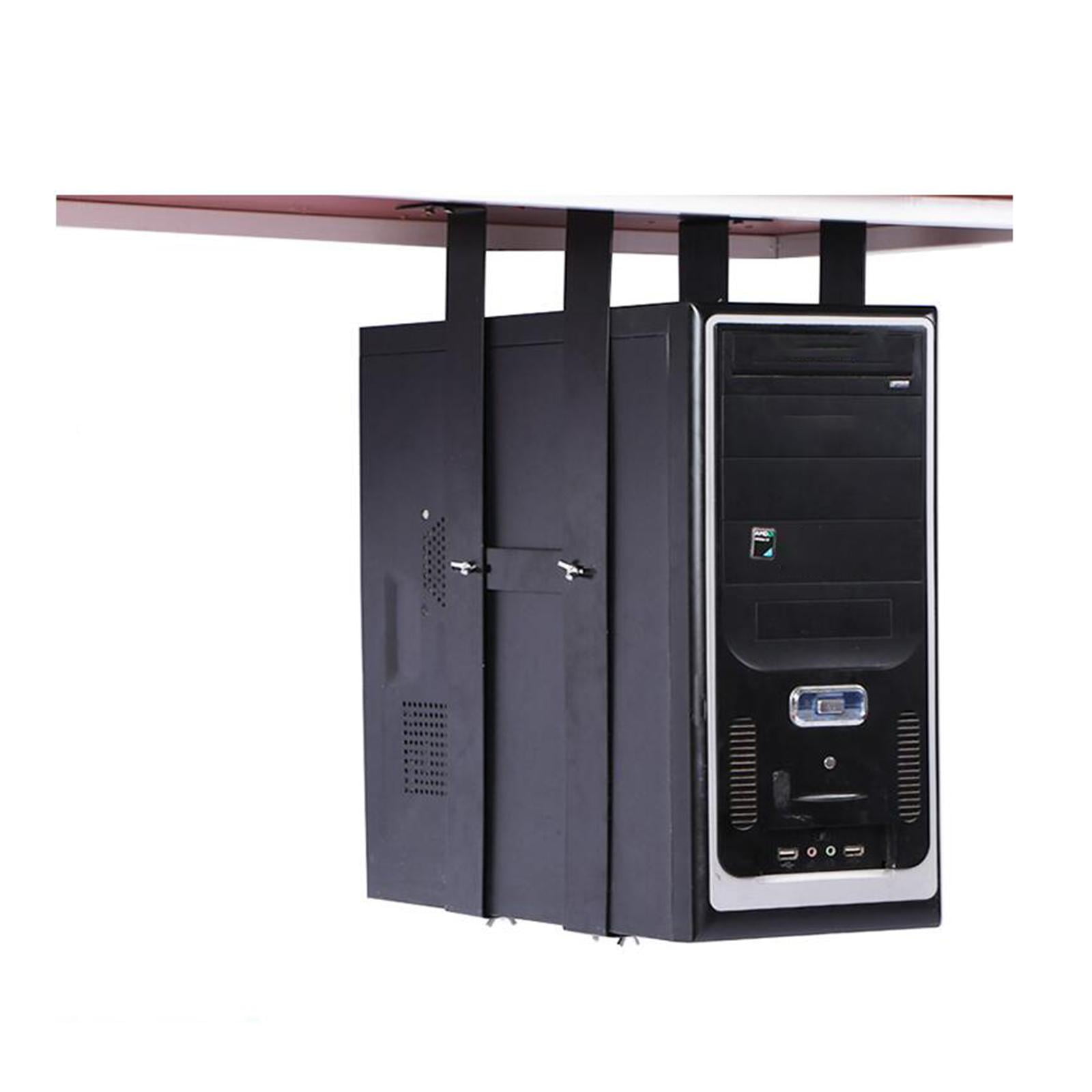 Computer Case Carrier Durable Corrosion Resistance Stamping Process Adjustable Sturdy 2.45mm Thick Laptop Economy black