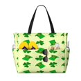 thumbnail image 1 of Fotbe St. Patrick's Day Bolsa de Viaje para Playa - Resistente al Agua, Bolsa Tote de Gran Capacidad y Ligera con 7 Bolsillos para Mujeres y Hombres, 1 of 7
