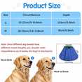 thumbnail image 7 of Dog Recovery Collar, Soft Cones for Dogs after Surgery, Dog Cone Collar for Wound Healing & Anti-Licking, Blue-Green, 7 of 7