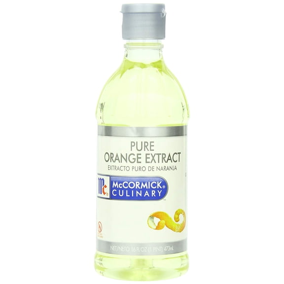 McCormick Pure Orange Extract - 1 pint bottle, 6 per case