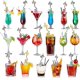 thumbnail image 3 of 8pcs Rainbow Straws, Curly Rigid Plastic Straws Reusable Kids Drinking Straws Spiral Straws for Birthday Party Supplies, Party Table Decoration (Haoyi, 3 of 5