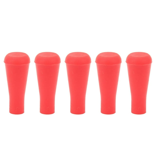 Rubber Tips, Soft Rubber Arrowheads 5Pcs Archery Practice Easy Installation For Shooting Black,Red,Orange