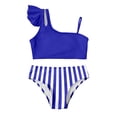 thumbnail image 6 of JAJAHO Girls Two Piece Swimsuit Bikini Set For Girl Asymmetrical Bathing Suit For Kids 7-16Y Summer Beach Pool Trendy Swimwear, 6 of 6