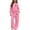 Pink, variant on BXJX Girls Outfit Sets Size 10-12 ,Long Sleeve 2 Piece Casual Fleece‑Lined Hoodies and Sweatpants Kids Clothing Sets Light Blue