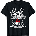 thumbnail image 1 of Faith and Prayer Are The Vitamins Christian Religious T-Shirt Men Women Funny Tees, 1 of 5