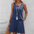 thumbnail image 2 of 2 Piece Outfits Summer,Womens 2 Piece Set Summer Lounge Outfits Casual Sleeveless Tops Matching Sets Jogging Suits, 2 of 6
