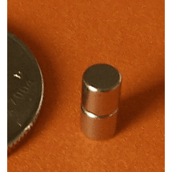 Neodymium Rare Earth Magnets 1/8 in x 1/8 in Disc