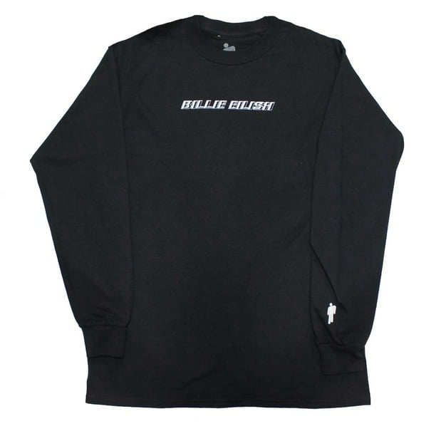 Bravado - Billie Eilish Black Standard Long Sleeve T-Shirt - Walmart ...