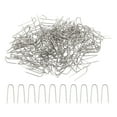 thumbnail image 1 of Uxcell Fork Pins, Stainless Steel Sewing U-Pins 0.7" Double Blocking Pin, Silver,200Pack, 1 of 6