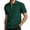 Dark Green, variant on Afdoent Men's Polo Shirts Male Solid Color Short Sleeve Polo Shirt Leisure Fashion Vacation Top Breathable