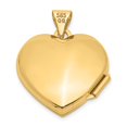thumbnail image 3 of 14k Plain Heart Locket in 14k Yellow Gold, 3 of 3