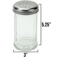 thumbnail image 7 of Brybelly KTBL-201 12 oz Glass Cheese Shaker, 7 of 7