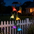 thumbnail image 3 of QiShi Solar Wind Chimes,Color Changing Hummingbird/Crystal Solar Lights,Decoration for Lawn,Patio,Yard,Garden,Bedroom,Outdoor, 3 of 8