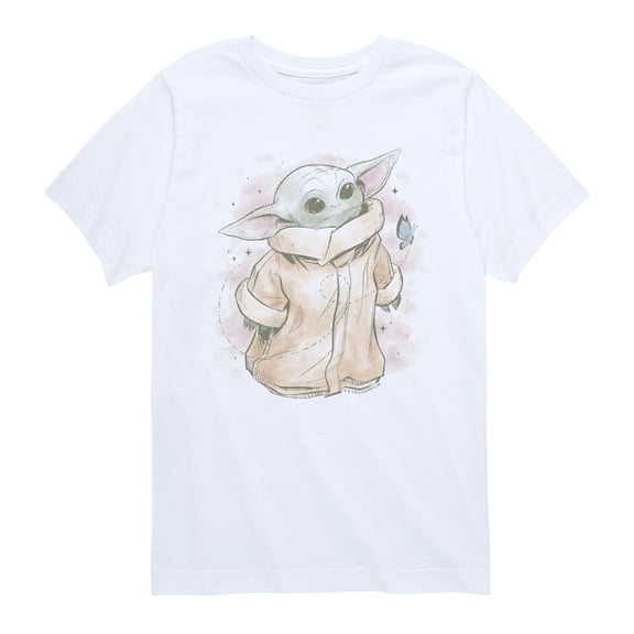 The Mandalorian - Grogu Tonal Washed - Youth Boys Short Sleeve Graphic T-Shirt