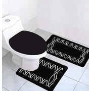 Soft black rug Soft black rug