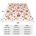 thumbnail image 3 of Pofeuu Oriental Cuisine Print Ultra-Soft Micro Fleece Blanket,for Bed Or Sofa,All Season Throw Blankets Flannel Blanket-80"x60", 3 of 7