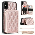 thumbnail image 7 of iPhone X Wallet Case, iPhone XS Cover, Allytech Zipper Case with Card Holder Slot Crossbody Chain Strap Handbag Purse Wrist Strap Shockproof PU Leather Case for iPhone X/ XS 5.8", Rosegold, 7 of 7
