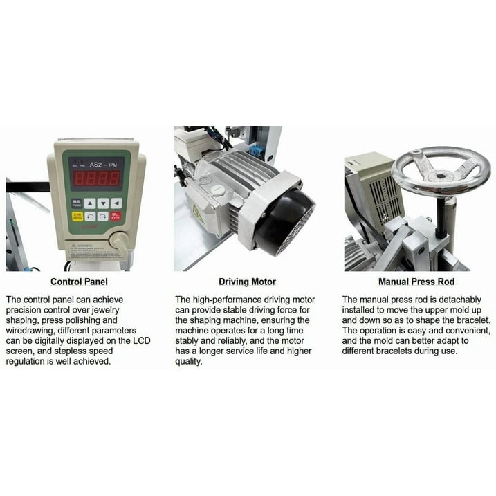 Bracelet Shaping Machine 220V Electric Calender Rounding Machine Jewelry Processing Machine