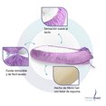 thumbnail image 4 of Cuna Nido Portátil Memory Foam Almohada Lactancia Color Lila, 4 of 8