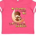 thumbnail image 4 of Inktastic My Grandma Loves Me to the Moon and Back Boys or Girls Toddler T-Shirt, 4 of 5