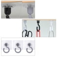 thumbnail image 2 of 8 Pcs Plastic Hangers Home Décor Hanging Hooks Ceiling Mounted Hooks Bathroom Hanger Ceiling Hook Multifunctional Sticky Hook Wall-mounted Abs No Trace Stickers, 2 of 6