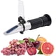 thumbnail image 1 of Refractómetro Brix 0-40% Alcohol 0-25% - Refractómetro portátil ATC para vino, refractómetro manual para medir el contenido de azúcar para vino, cerveza, fruta, vinificación, 1 of 1
