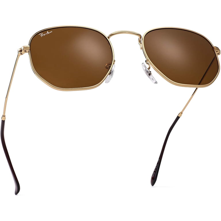 Small Square Sunglasses for Women Men 100% Real Glass Lens  display picture 1